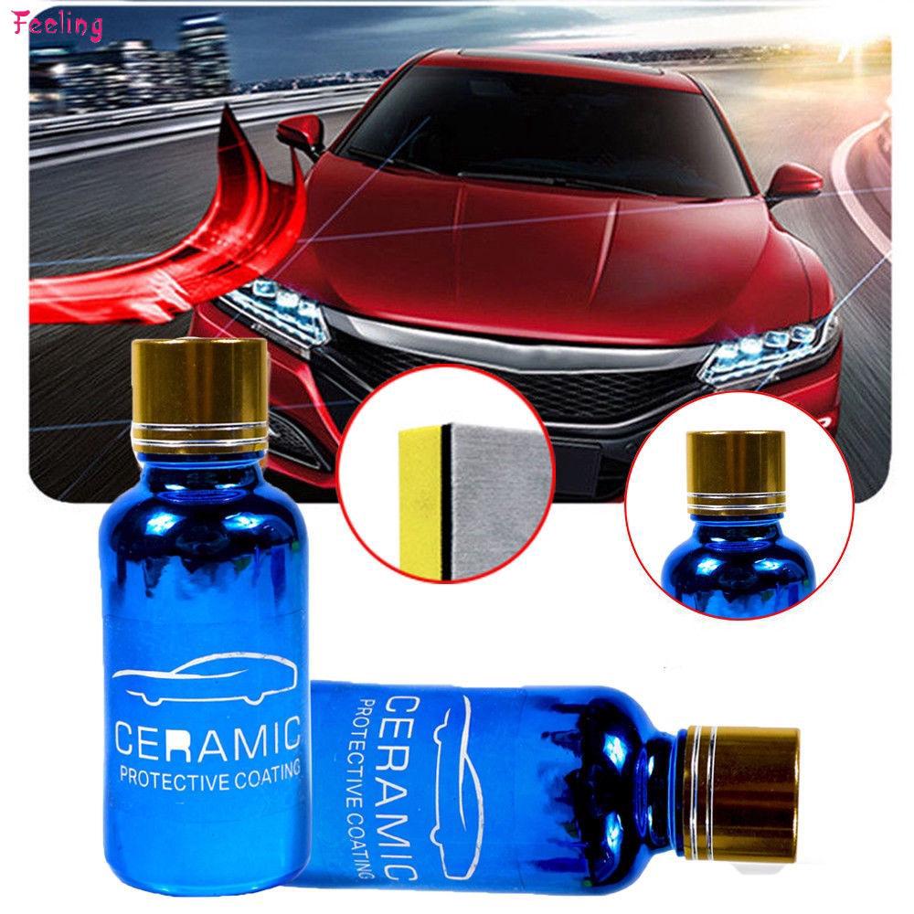 Recubrimiento de vidrio hidrofóbico de cerámica líquida revestimiento protector de pintura de coche 9H 30ML F2