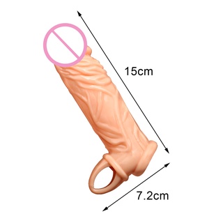 corrector de pene simulado inofensivo silicona retardo eyaculación anillo de bloqueo para dormitorio (5)