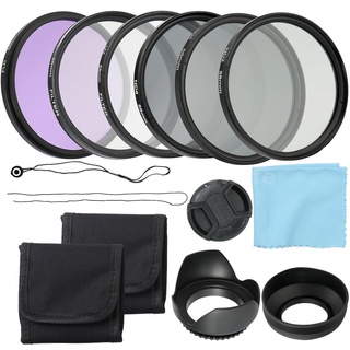 Tm/profesional cámara UV CPL FLD Kit de filtros de lente y Altura Photo ND Neutral densidad filtro conjunto de accesorios de fotografía 58 mm