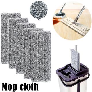 1/2 piezas de trapeador de microfibra para limpieza de pisos, trapo plano, baño, reemplazo de fregona (2)