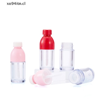 xo94itn: 5 botellas portátiles con forma de botella de labios vacías, tubo de brillo de labios [cl]