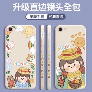 Soft Phone Case For Huawei Y9a Y9s Y6 Y9 prime 2019 nova 7i 7 SE 5T 4 3 mate P 20 30 40 Pro 8X 20 Lite Y6pro P40lite Cute Picnic girl