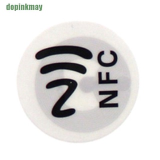 dopinkmay 1pcs impermeable pet material nfc pegatinas inteligentes ntag213 etiquetas para todos los teléfonos hggh (2)