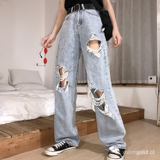 🙌 2021 nueva cintura alta ripped jeans mujer hip hop suelto jeans 5xl mujeres pantalones vintage mujer rasgado pantalones streetwear kz69pantalones de mujer pantalones casuales de mujer TnMe (1)