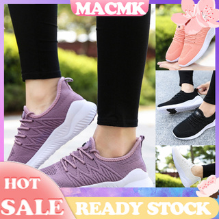 macmk zapatillas de deporte casuales con cordones para mujer/tenis antideslizantes/transpirables/entrenadores para correr