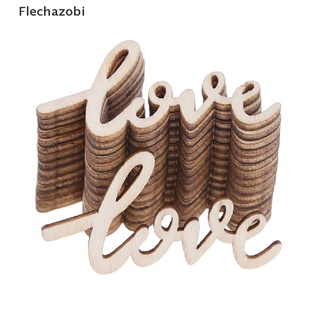 [flechazobi] 15 piezas de madera love table confeti scatter vintage rústico boda fiesta decoración caliente