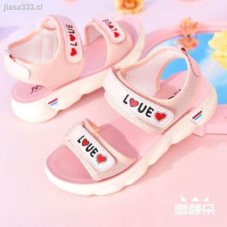 Sandalias De Las Niñas Verano 2021 Nuevos Niños Zapatos De Playa , Estudiante De Moda Los , Grandes s Antideslizante Suela Suave
