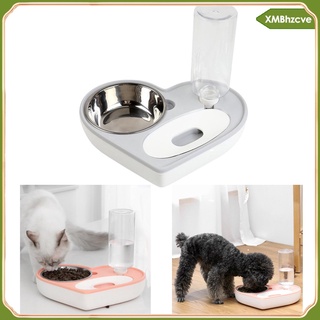 doble perro gato cuencos mascotas automático dispensador de agua desmontable perro alimentador tazón sin pico para mascotas alimentos cuencos de agua para gatos y perros pequeños
