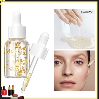 sw qiebst 45ml lámina dorada hidratante brillante maquillaje base cara imprimación líquido