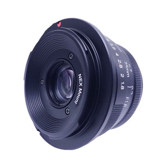 lente fija de enfoque manual de apertura grande f1.8 de 25 mm para cámaras de gran angular
