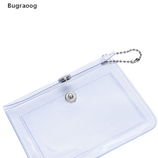 Mini billetera Transparente impermeable para mujer con brillo Br (5)