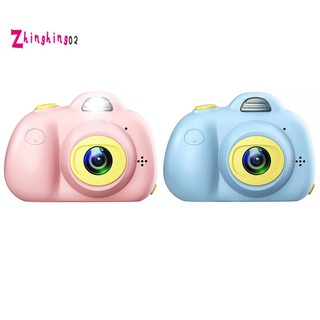2 pulgadas HD 1080P niños cámaras digitales con 16G TF tarjeta niños juguetes cumpleaños niños niñas niños cámara (azul) (1)