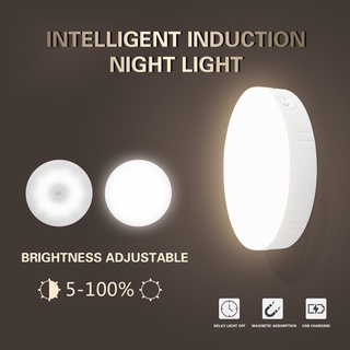 Luz Nocturna Led Con Sensor De Movimiento Para Interiores/De Inducción Portátil Recargable