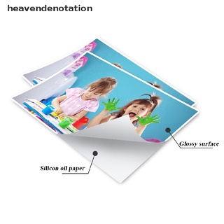 [heavendenotation] 100 hojas a4 láser de inyección de tinta impresora de papel artesanal blanco autoadhesivo etiqueta engomada