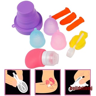 BUMJ - taza Menstrual reutilizable de silicona médica con limpieza