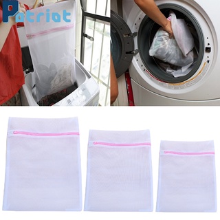3 tamaños con cremallera de ropa de lavado de malla bolsa de lavado/ropa interior lavadora lavadora red bolsa de malla