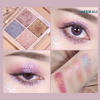 Lacewall 7.2g Eyeshadow Palette Summer Style Glossy Four-colored Eye Shadow Palette for Beauty Salon (2)