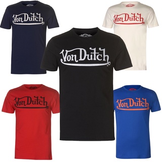 Von Dutch Logo Camiseta Para Hombre Nuevo S-4XL