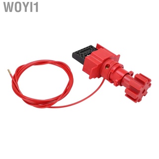 woyi1 cable lockout dispositivo de alta resistencia a la temperatura resistente a la corrosión de grado industrial cerradura de seguridad de acero