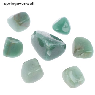 [springevenwell] piedra preciosa de jade natural verde a granel de 100 g piedras caídas mineral espécimen curativo caliente