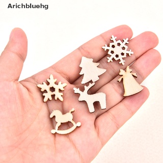 (Arichbluehg) 50pcs Wooden Xmas Tree Hanging Ornamen Christmas Party Decorations For Home On Sale (8)