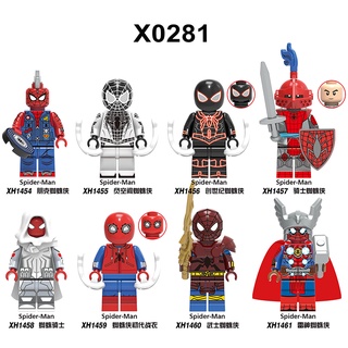 Ladrillos Spiderman Lego Minifigures Bloques De Construcción X0281 (1)