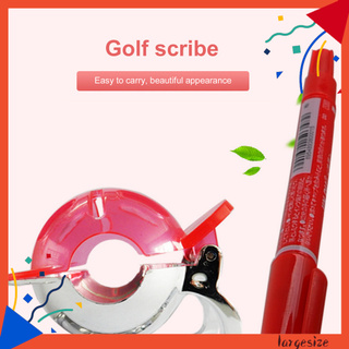 gran tamaño marcador de golf scribe ball liner cajón marcador plantilla alineación accesorio de colocación