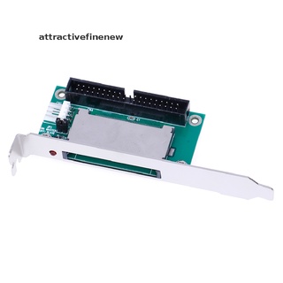 atcl 40-pin cf tarjeta flash compacta a 3.5 ide convertidor adaptador pci soporte panel trasero martijn