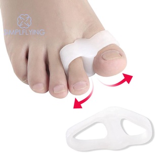 simplflying cod√ 2pcs separador del dedo del pie juanete hallux valgus corrector de pies alisador de dedo (6)