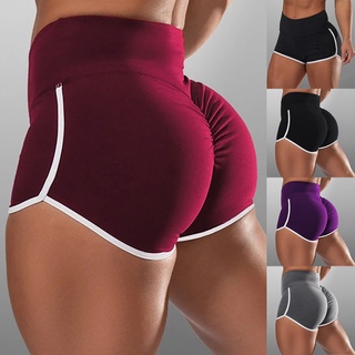 mujeres pantalones cortos de entrenamiento suave gimnasio yoga pantalones cortos medio/cintura alta butt lifting polainas deportivas