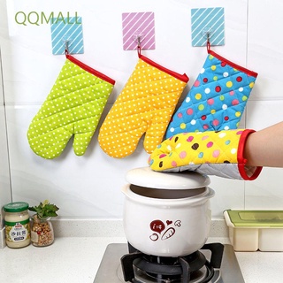 Qqmall Dot - guantes antideslizantes para horno de microondas, aislamiento, 1 pieza, herramienta de cocina, resistente al calor, guantes de horno, Multicolor