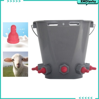 8l capacidad cabra\\\\'s cubo de leche granja cubo de alimentación para bebé cabra (1)