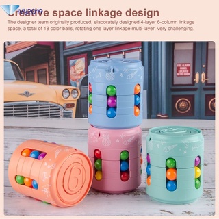 Can Cube Fidget juguetes mágicos coloridos frijoles dedo Spinning alivia el estrés herramienta de descompresión para niños y adultos hiedra