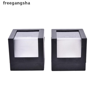 [freegangsha] 1 caja de reloj de pulsera de 78 x 78 mm de plástico, pendientes de plástico, soporte de almacenamiento, joyero grdr