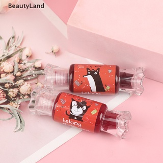 BeautyLand 5 Colors Waterproof Lovely Lip Gloss Long Lasting Candy Dyeing Lip Tint Sweetly .
