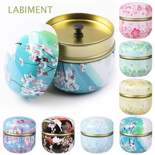 LABIMENT Portable Sample Canisters Sealed Herb Stash Jar Teas Can Empty Candy Snacks Container Reusable Storage Pot Flower Tea Organizer Tank