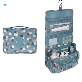 portátil de viaje de las mujeres bolsa de cosméticos plegable bolso impermeable colgante cremallera estuche de maquillaje organizador de almacenamiento bolsas de maquillaje (2)