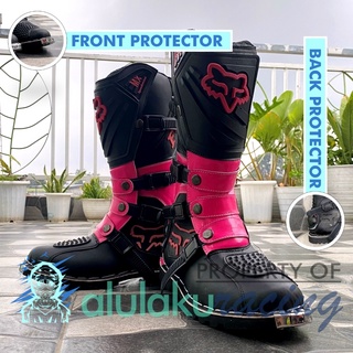 Local Motocross X Trail zapatos botas de montar SV calidad Premium con protectores de seguridad - rosa
