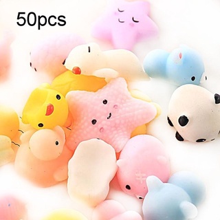 ii 50pcs mini lindos animales squishy juguetes anti estrés alivio apretar juguete regalo squishi