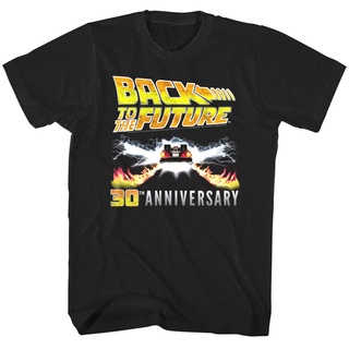 Volver Al Futuro 30 Aniversario De Los Hombres Camiseta Time Machine Película Póster Logo