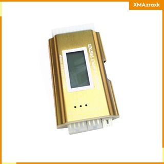 Digital LCD PC Ordenador Fuente De Alimentacin Probador 20/24 Pines Para BTX ITX ATX TFX Color Oro (3)