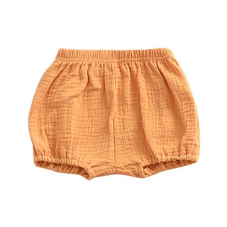famlojd verano bebé niñas niño bloomer pantalones cortos bebé color sólido algodón suelto harén pantalones (7)