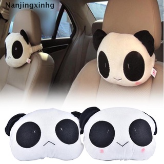 [nanjingxinhg] 1pc lindo coche cuello panda almohada reposacabezas cuello apoyo cojín cuello almohada [caliente]