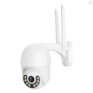 Cámara de seguridad wifi al aire libre, 3MP inalámbrico Pan Tilt 360 vista IP cámara de vigilancia hogar con visión nocturna a Color, detección de movimiento, Audio bidireccional, acceso remoto, IP65 impermeable