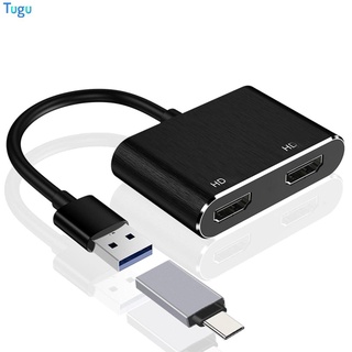 USB Station USB C Hub USB 3.0 To HDMI-compatible Adapter Docking Station