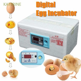 KATERINE Digital Hatcher Automatic Brooder Incubator 20 Position Temperature Control Poultry Farm Incubation Tools Chicken Eggs Foam Waterbed