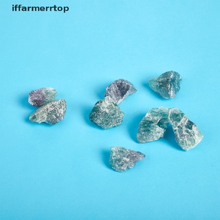 ifam natural azul fluorita cristal piedra mineral energía piedra adorno diy regalo.