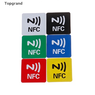 [topgrand] nfc216 etiquetas nfc pegatinas anti metal rfid etiqueta adhesiva pegatinas teléfonos pegatina.