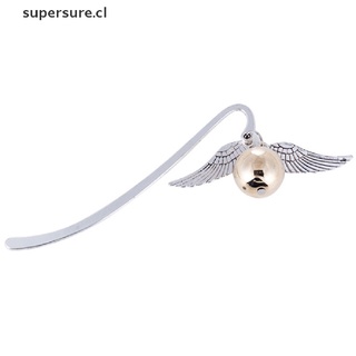 SUPERSURENew Stationery Bookmarks For books Retro Wing Snitch Metal Bookmark Binder.