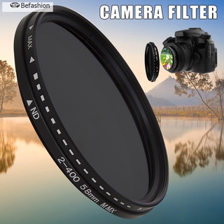 fader variable nd filtro ajustable nd2 a nd400 densidad neutral para lente de cámara